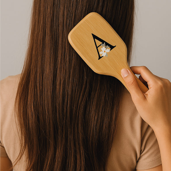 Spazzola Capelli in bamboo Personalizzata