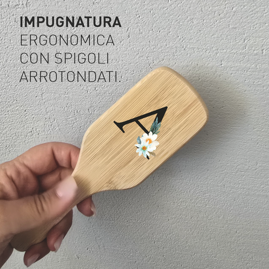 Spazzola Capelli in bamboo Personalizzata